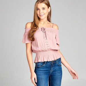 🎀Ladies fashion short sleeve top🎀